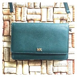 MICHAEL MK Pebbled Leather Convertible Crossbody